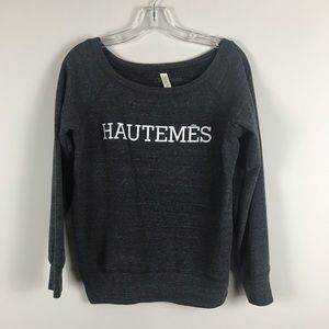 Graphic “ Hautemes” Sweater.